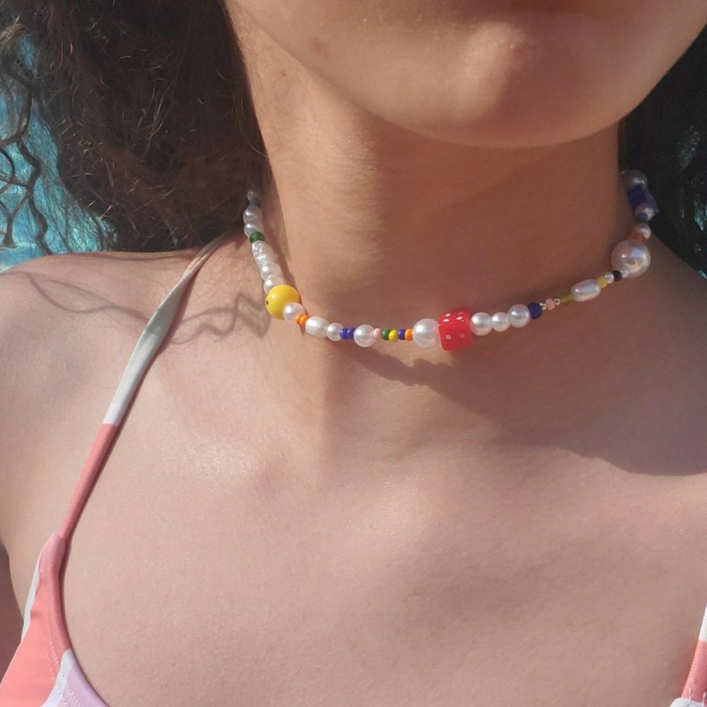jewelsbydia #surfergirl choker/necklace #Y2k